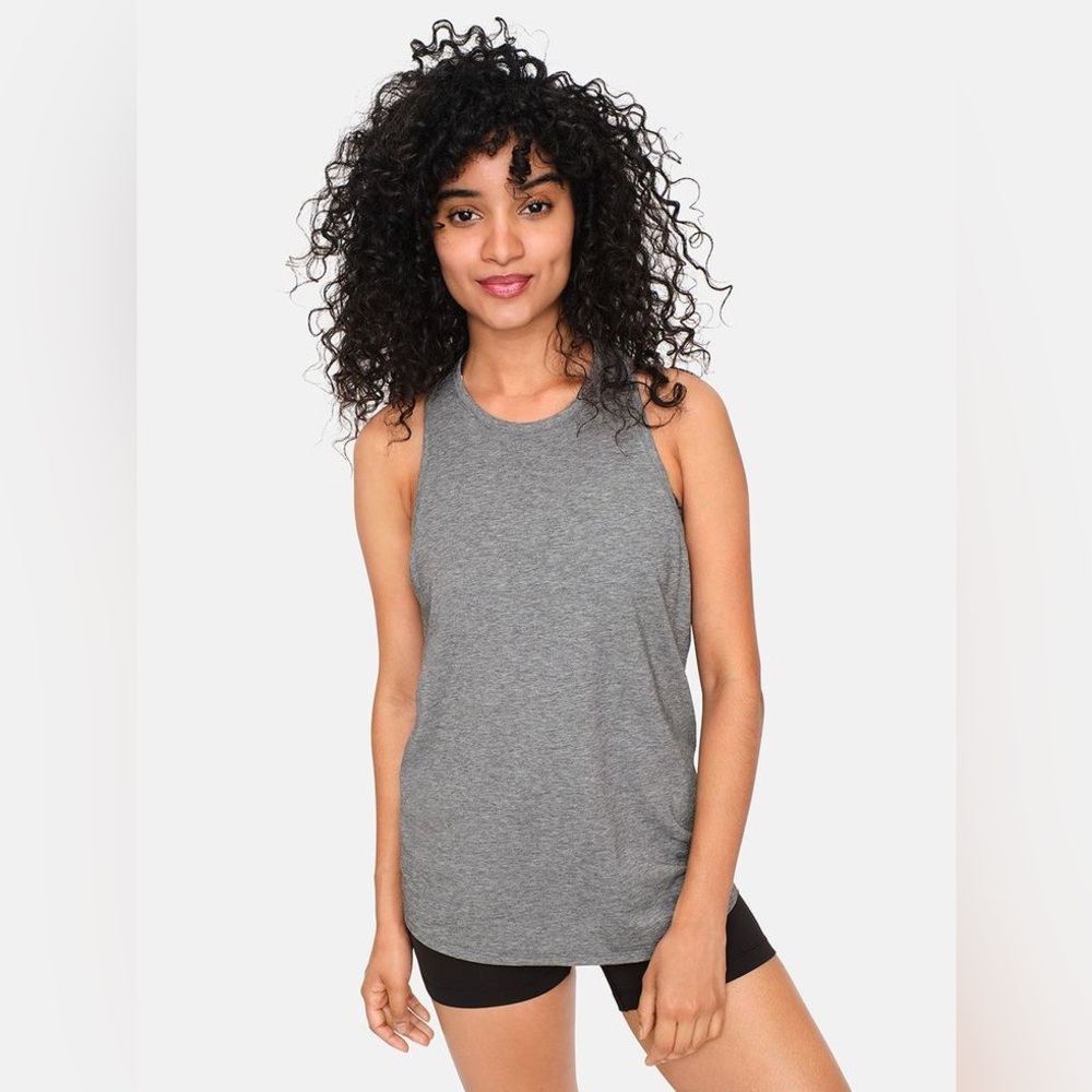 Outdoor Voices Gray Athletic Running Gym Tank Top Medium